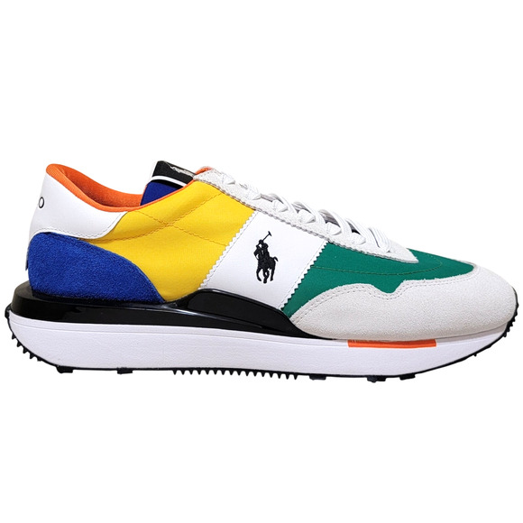 Polo Ralph Lauren Train 89 Low Top Sneakers Size US 7.5D Asymmetrical Colorblock main image 4